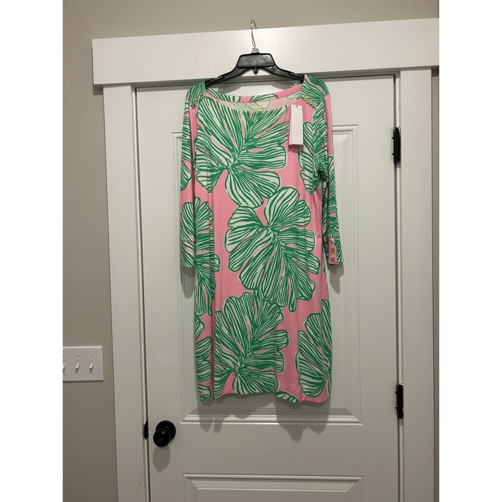 NWT Lilly Pulitzer Sophie Dress  xL Women's 3/4 Sleeve Coastal UPF Preppy Beach